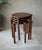 Circa 1970 Mahogany Wood Circular Stacking Tables in the Manner of Bruno Rey or Alvar Aalto - Set of 4 For Sale - Image 18 of 18