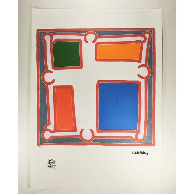 After Keith Haring, Composition, 1990s, Lithograph For Sale - Image 9 of 9