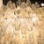 Transparent Modernist Handblown Murano Glass Polyhedral Drum Chandelier with Nickel Fittings For Sale - Image 8 of 10