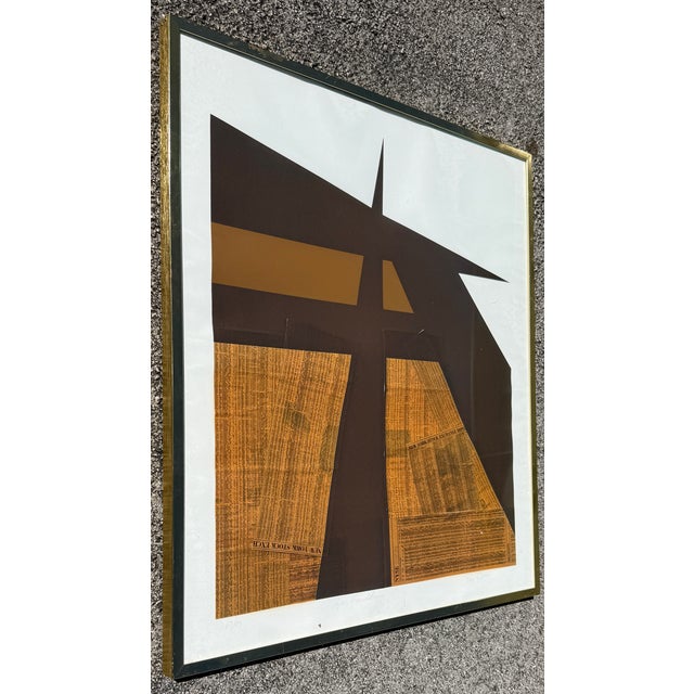 1970s "Paper Foundations", Limited Edition, 1975, by Ray Elman For Sale - Image 5 of 9