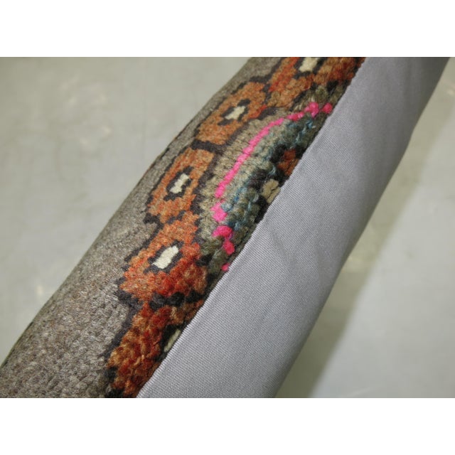 Pillow made from an antique Turkish Sivas rug. 17'' x 17''