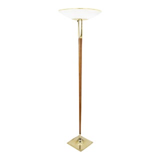 Laurel Lamp Company Mid Century Wishbone Touchier Floor Lamp For Sale