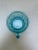 Mid 20th Century Vintage Turquoise Glass Cup For Sale - Image 5 of 8