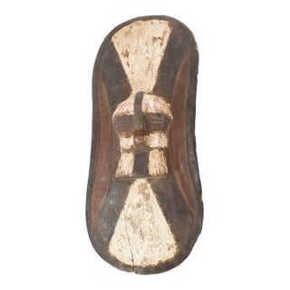 Early 20th Century Songye Miniature Shield with Kifwebe Mask Icon For Sale