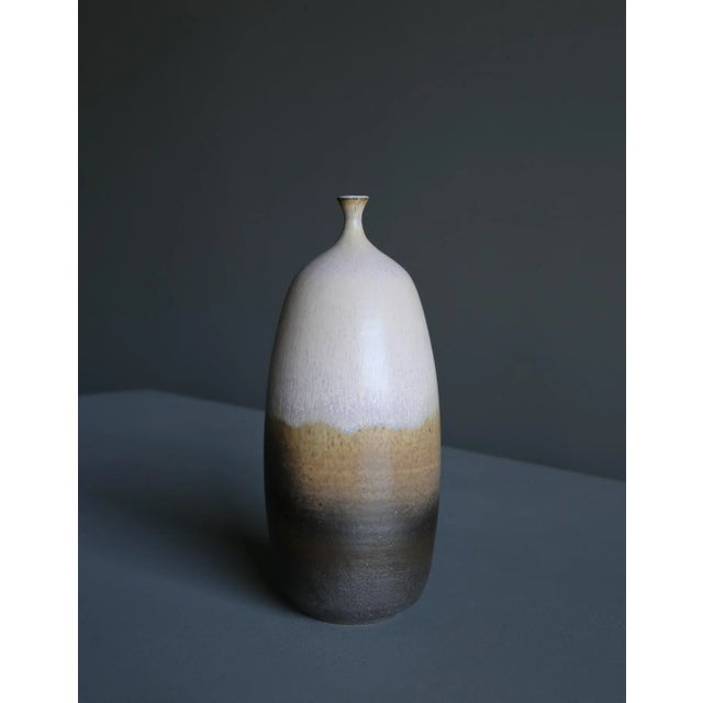 Purple Tim Keenan Ceramic Vase For Sale - Image 8 of 8