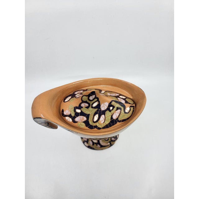 Vintage Covered Bowl in Ceramic by Gabrielle Mackiewicz, France, 1960 For Sale - Image 4 of 14