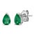 Envision the allure of glimmering emerald isles each time you adorn these exquisite solitaire stud earrings, featuring...