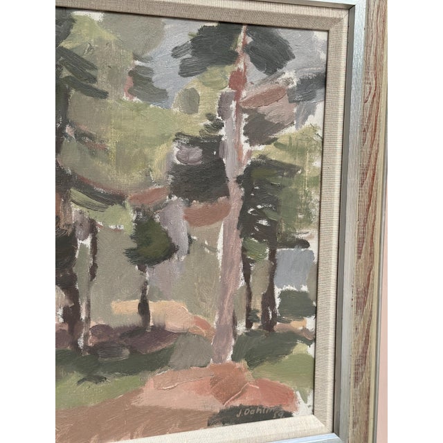 Jan Dahlin, Pine Forest, 1959, Oil on Canvas, Framed For Sale - Image 17 of 18