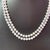 Diamond Akoya Pearl 2-Strand Necklace 18k Gold Certified For Sale - Image 10 of 11