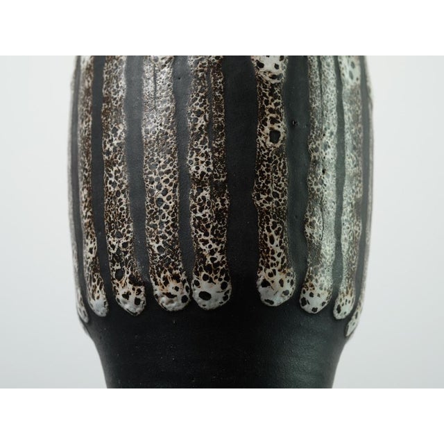 Danish Studio Ceramic Vase by Monika Maetzel, 1960s For Sale - Image 9 of 14