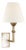 Alexa Hampton for Visual Comfort Signature Jane Wall Sconce in Hand-Rubbed Antique Brass with Linen Shade For Sale