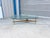 1960s 1960s Mid-Century Modern Freeform Glass Coffee Table With Walnut and Brass Base For Sale - Image 5 of 14