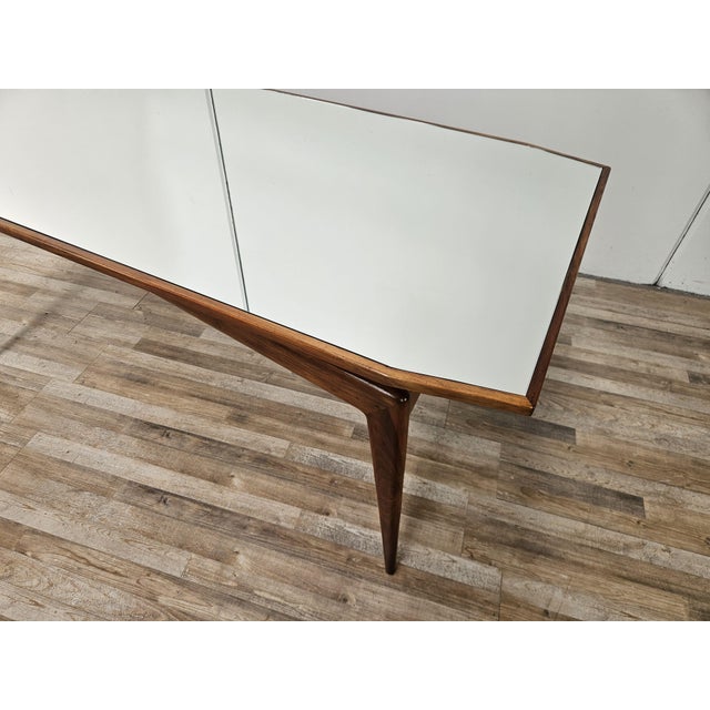 1950s Dining Table with Mirrored Top, 1950s For Sale - Image 5 of 16