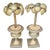 Pair of Vintage Brass Palm Tree in Urn Candle Stick Holders For Sale