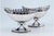 Silver Nave-Shaped Silver Salt and Pepper Shakers with Scalloped Rims, Set of 2 For Sale - Image 8 of 11