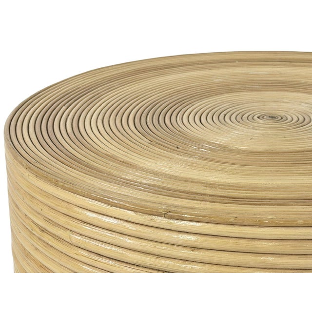 1970s Style of Gabriella Crespi Pencil Reed Side/End Table, 1970 For Sale - Image 5 of 7