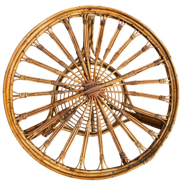 Rattan Coffee Table, Spain, 1960s For Sale - Image 15 of 16