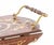 Wood Italian Burlwood and Marquetry Drop Leaf Bar Cart For Sale - Image 7 of 10