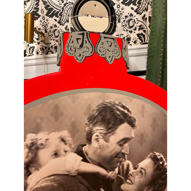 1970s Vintage "It's a Wonderful Life" Christmas Display Ornament For Sale - Image 5 of 6