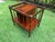 Vintage Faux Bamboo Burl-Top Magazine Rack Side Table For Sale In Naples, FL - Image 6 of 14