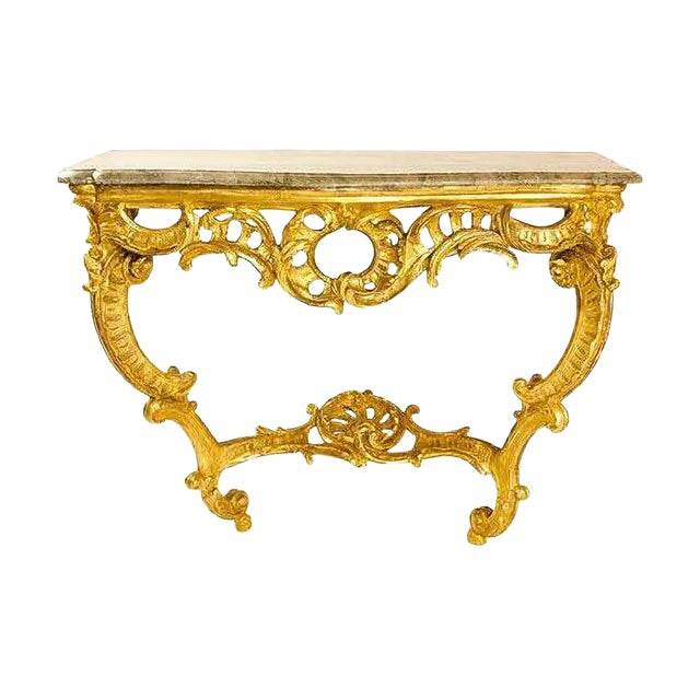Large Louis XV Console Table For Sale