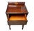 1910s Antique Mahogany Inlaid Writing Desk W/ Glass Top - Excellent Condition For Sale - Image 5 of 12