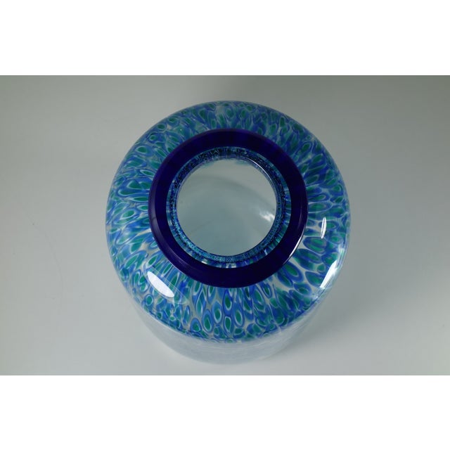 Italian Murano Glass Vase from Vistosi, 1970 For Sale - Image 4 of 8