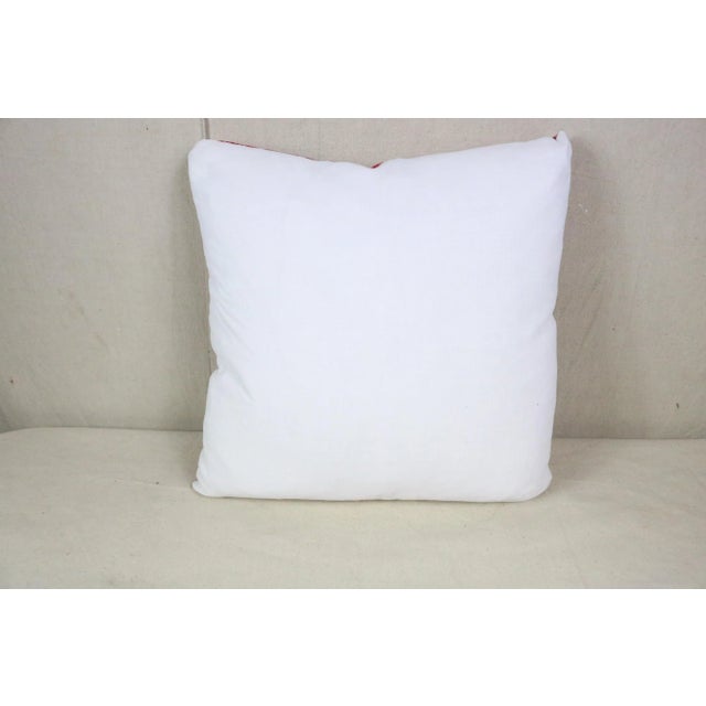 French Antique Linen Homespun Pillows - a Pair For Sale - Image 4 of 5