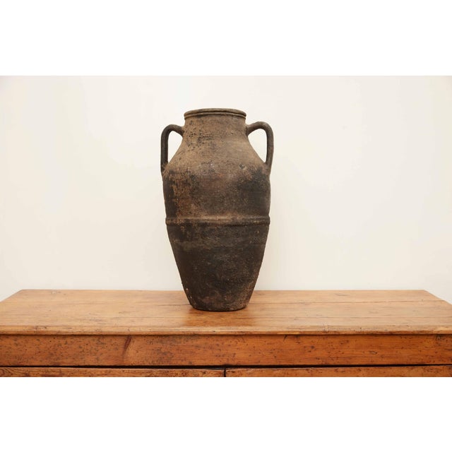 Vintage Medium Black Olive Pot For Sale - Image 11 of 12