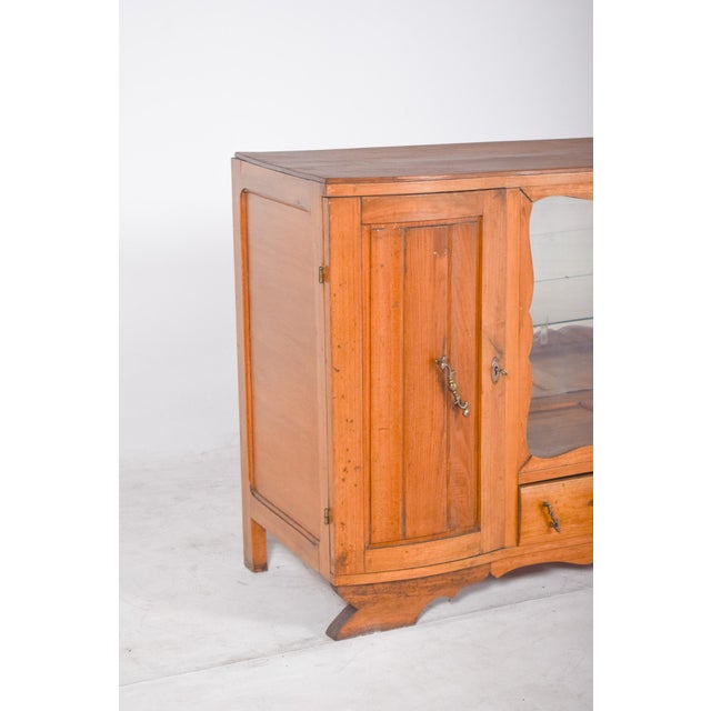 1920s Vintage European Sideboard with Display Case, 1920s For Sale - Image 5 of 13