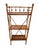 Early 20th Century Victorian English Burnt Bamboo Bookshelf For Sale - Image 13 of 16
