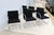Ludwig Mies Van Der Rohe Brno Tubular Chairs in Black Fabric by Gordon - Set of 6 For Sale - Image 12 of 18