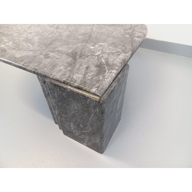 Vintage Grey Marble Coffee Table, 1970s For Sale - Image 6 of 18