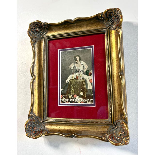 American Framed Vintage Novelty Prohibition Postcard For Sale - Image 3 of 11