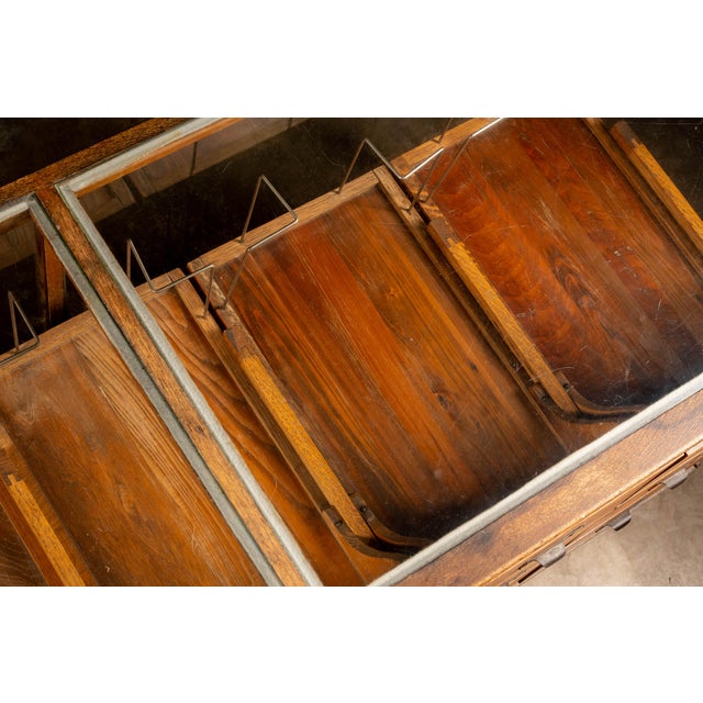 Industrial Antique Haberdashery Cabinet For Sale - Image 3 of 9