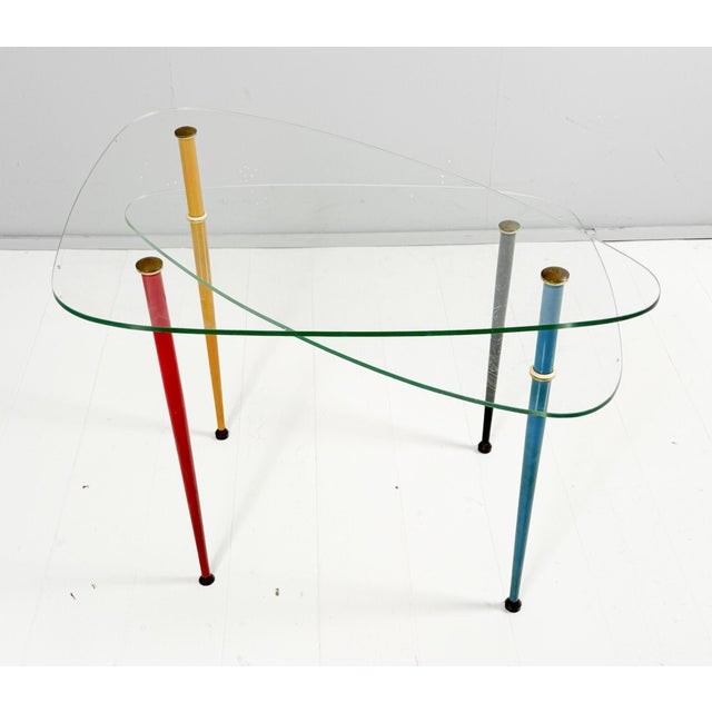 Arlecchino Side Table by Edoardo Paoli for Vitrex, 1950s For Sale - Image 9 of 18