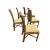 Late 20th Century McGuire Set/6 Rattan Leather Dining Chairs For Sale - Image 5 of 10