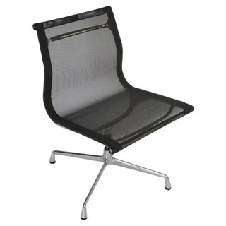 Model EA 107 Swivel Office Chair in Steel by Charles & Ray Eames for Vitra, 1958 For Sale
