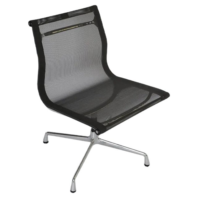 Model EA 107 Swivel Office Chair in Steel by Charles & Ray Eames for Vitra, 1958 For Sale