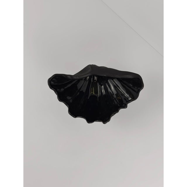 1960s Wedgwood Black Basalt Shell Bowl, England, 1960s For Sale - Image 5 of 10