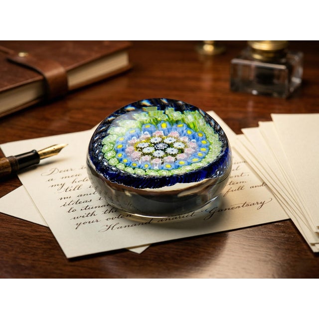 Murano Glass Paperweight with Millefiori Murrine from La Murrina Glassworks, 1980s For Sale - Image 6 of 7