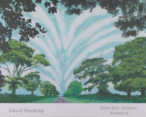 Summer Sky Poster after David Hockney