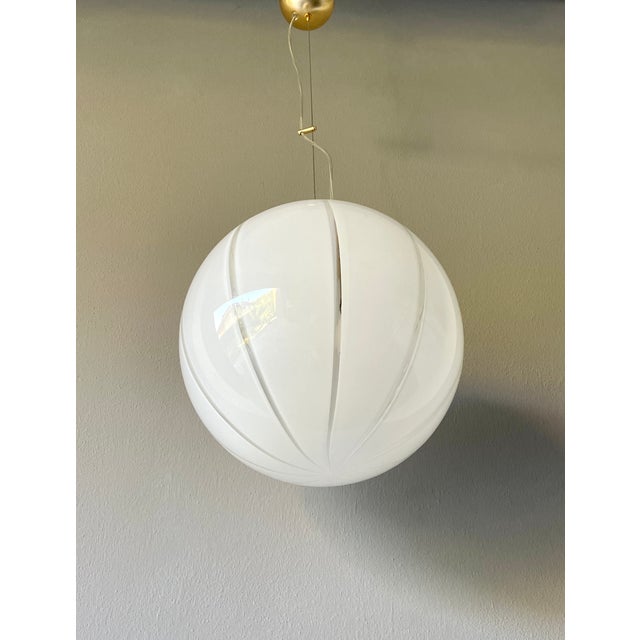 1980s Vintage Hand-Crafted Murano Glass Chandelier, 1980s For Sale - Image 5 of 16