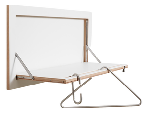 Fläpps Coat Rack Hängrail 80×40-1 -- White from Ambivalenz