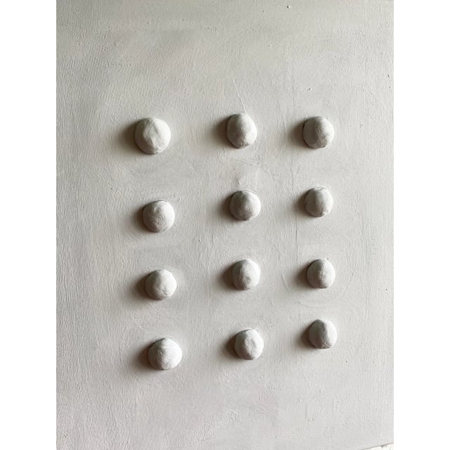 Contemporary Plaster Brutalist Textured Wall Art by Tatiana Duperault For Sale In West Palm - Image 6 of 6