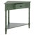 Green Gomez 1 Drawer 1 Shelf Corner Table in Dusty Green For Sale - Image 8 of 10