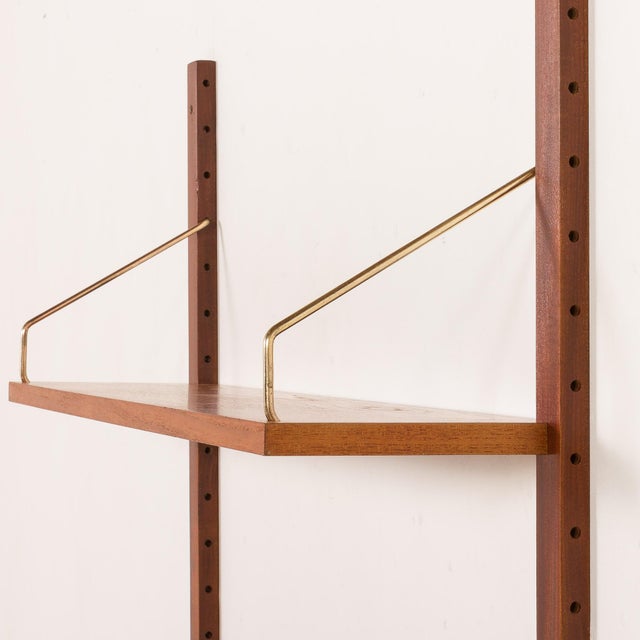Teak Wall Unit with Secretaire by Poul Cadovius for Cado, 1960s For Sale - Image 15 of 18