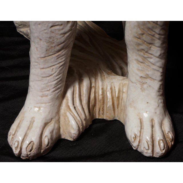 Life Size Terracotta Borzoi Russian Wolfhound Sculpture For Sale - Image 12 of 12