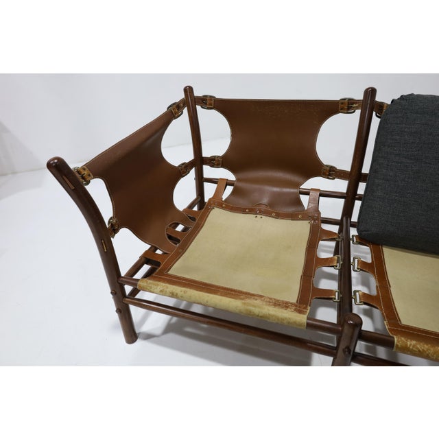 Midcentury Modern Settee Model ‘Ilona’ by Arne Norell, 1960s For Sale - Image 9 of 12