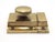 Traditional Vintage 2.375 In. Polished Brass Cabinet Latch For Sale - Image 3 of 4